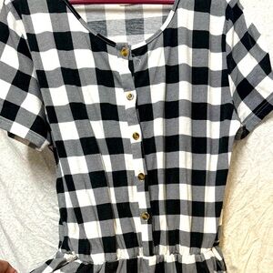 Grace & Emma, G & E, Buffalo plaid, large